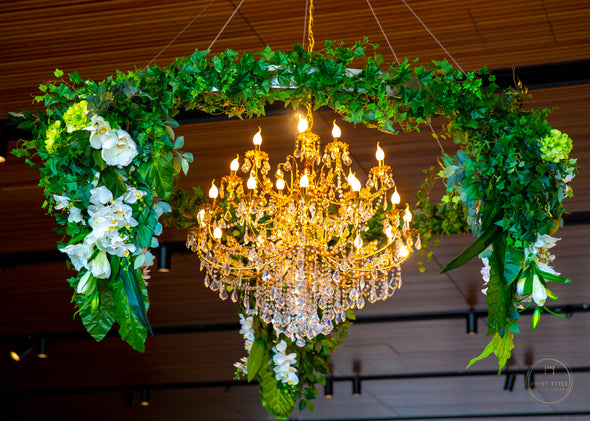 Chandeliers & Hanging Florals